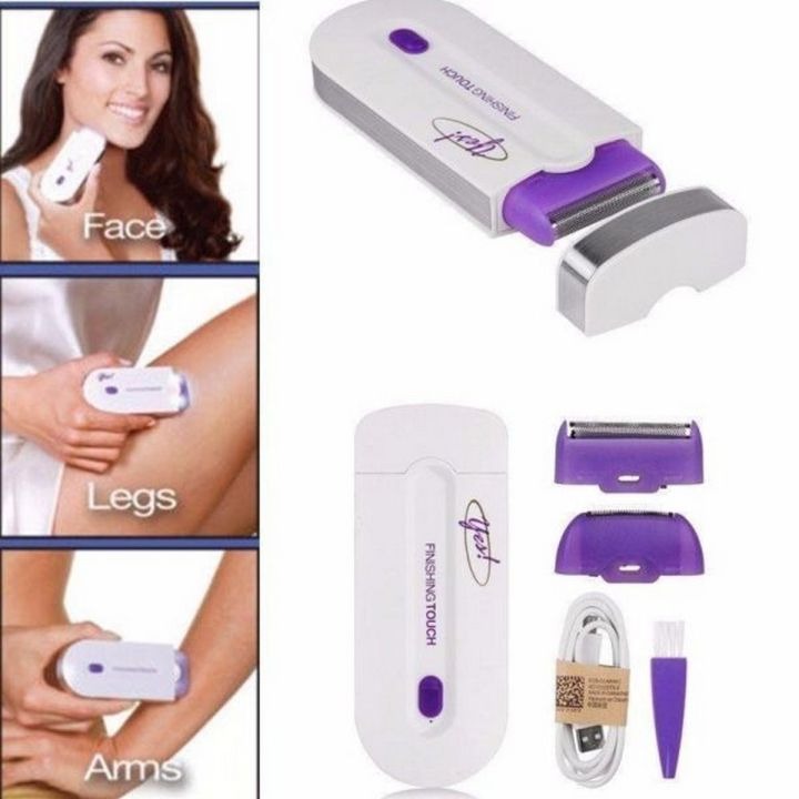Yes Finishing Touch Painless Hair Removal Machine for Men Women Legs Arm Face Body